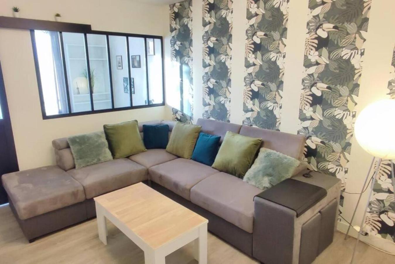 T4 Massy Tgv By Beds4Wanderlust - 80M2 Avec Terrasse Et Bureau - Proche Coulee Verte - Ideal Pro Ou Famille Luaran gambar